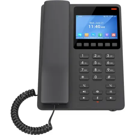 Grandstream GHP 631 LCD Telefon IP CZARNY