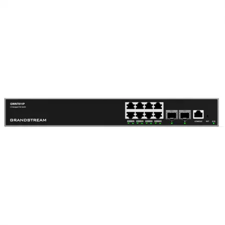 Grandstream GWN 7811P POE 8GE 2SFP+ zarządzalny switch L3