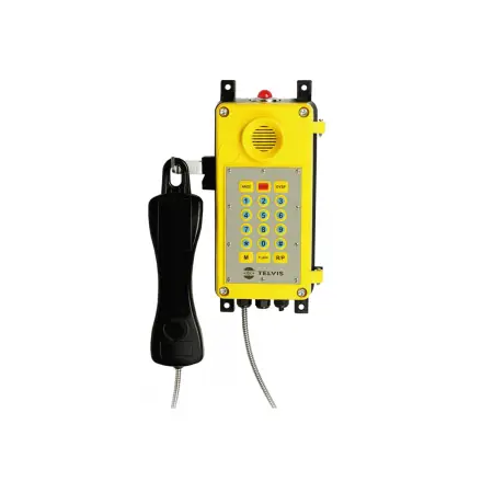 Telos TPN-S Aparat telefoniczny przemysłowy z sygnalizatorem optycznym